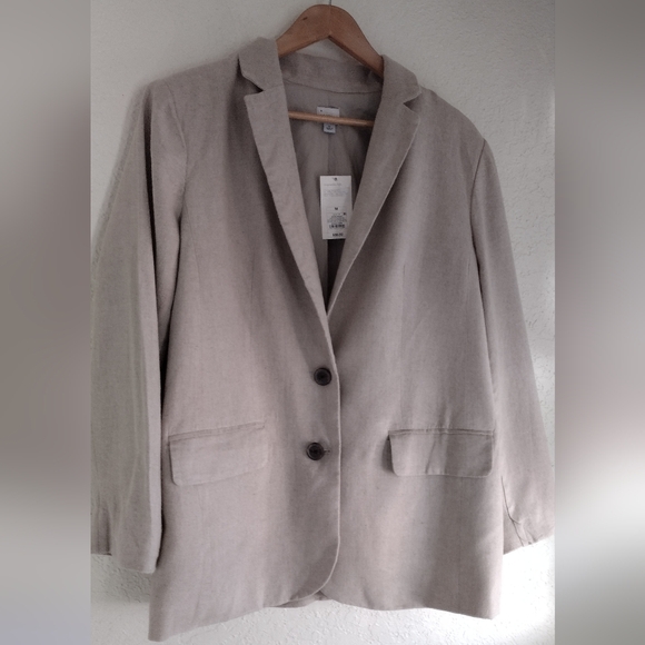 A New Day Beige Blazer - Picture 2 of 6
